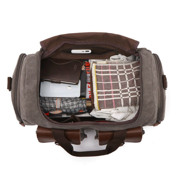 Canvas Duffle Bag For Travel Carry-on Bag