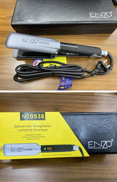 Enzo Multi-Function Deluxe Hair Straightener With LCD Digital Display