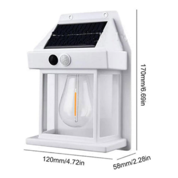 Solar Wall Lantern Outdoor Wireless Dusk To Dawn Motion Sensor Led Lights