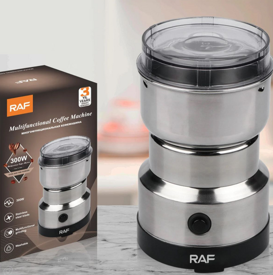 RAF - Silver Stainless Steel Coffee Grinder