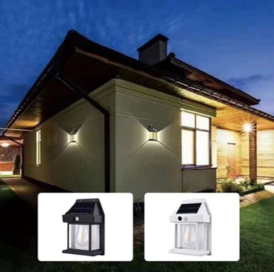 Solar Wall Lantern Outdoor Wireless Dusk To Dawn Motion Sensor Led Lights