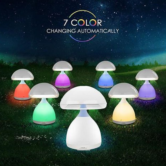 Colourful Eye Mushroom Lamp