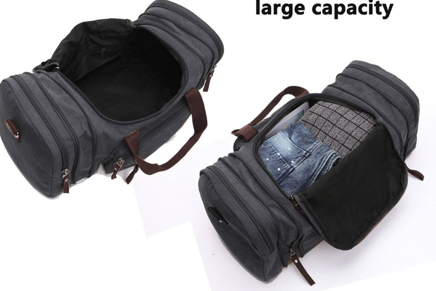 Unisex Canvas Luggage Duffle Bag 8642