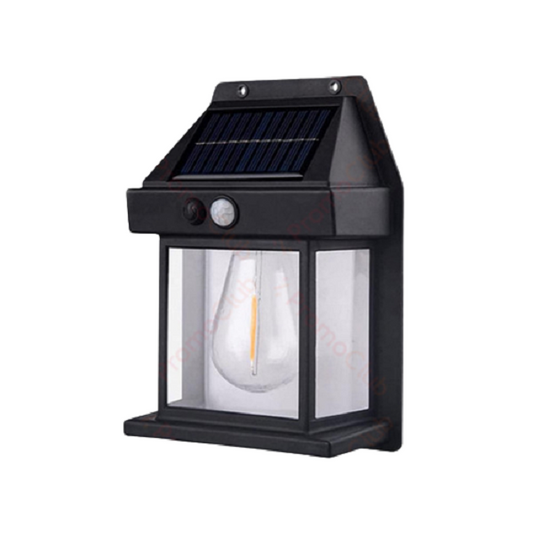 Waterproof Outdoor Infrared Sensor Small Bulb Solar Wall Light