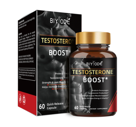 BIYODE - Men's Testosterone Booster - Stamina, Endurance- 60 Caplets