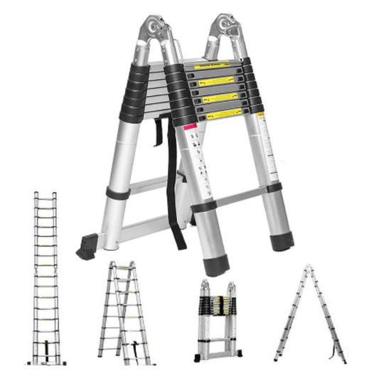 Classladder Folding Aluminium Telescopic Step Ladder Multi-Purpose