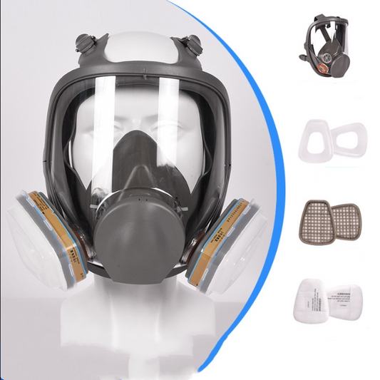 Full Face Mask Activated Carbon Dust and Gas Protection Full Face Mask