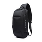 Ozuko Anti Theft Lock Sling Bag Shoulder Crossbody Backpack With USB Port