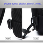 Ozuko Anti Theft Lock Sling Bag Shoulder Crossbody Backpack With USB Port