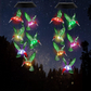 Hummingbird Solar Wind Chimes Gift Outdoor Wind Chimes Solar Lights