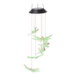 Outdoor LED Solar Powered Dragonfly Wind Chimes Light