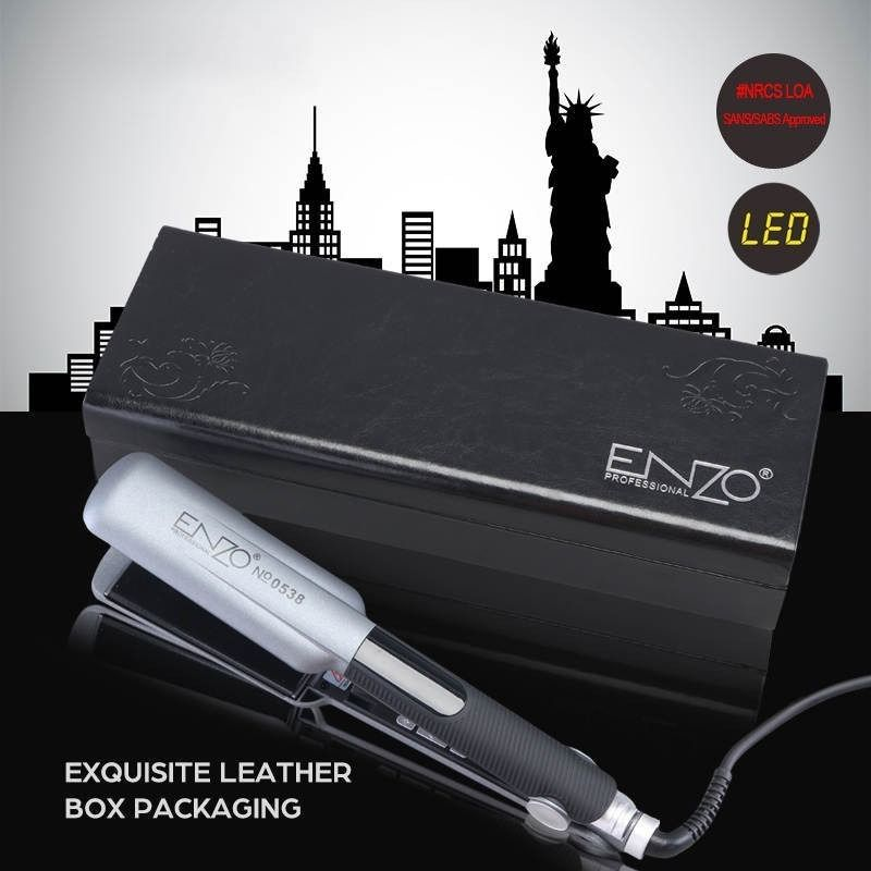 Enzo Multi-Function Deluxe Hair Straightener With LCD Digital Display