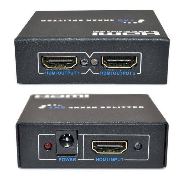 DW HDMI SPLITTER 1 In 2 Out Support 4Kx2K 3D 1080P