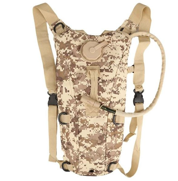 2.5L Tactical Outdoor Hydration Water Backpack Bag with Bladder