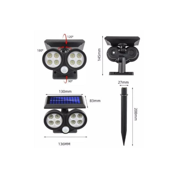 Multifunctional Solar Wall lamp - LF-1906B