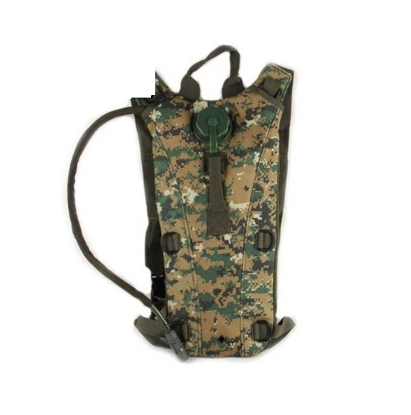 2.5L Tactical Outdoor Hydration Water Backpack Bag with Bladder