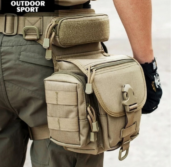 Waterproof Camping And Outdoor Leg Waist Bag Pouch