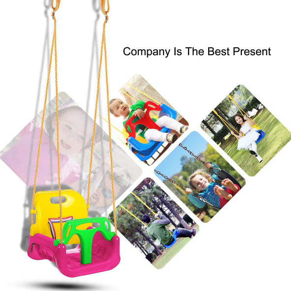 3-in-1 Toddler Swing Seat Hanging Swing Set