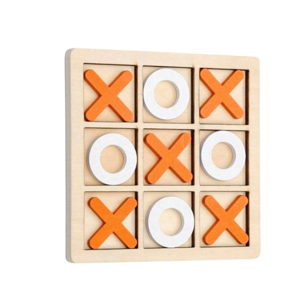 Tic Tac Toe Wooden Board Game