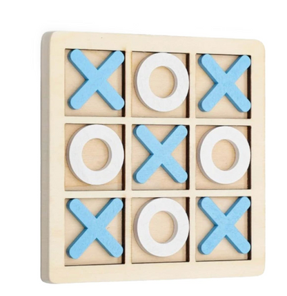 Tic Tac Toe Wooden Board Game