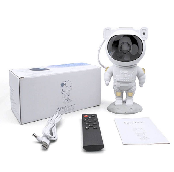 Starry Galaxy Sky Night Light Astronaut Projector with Remote Control