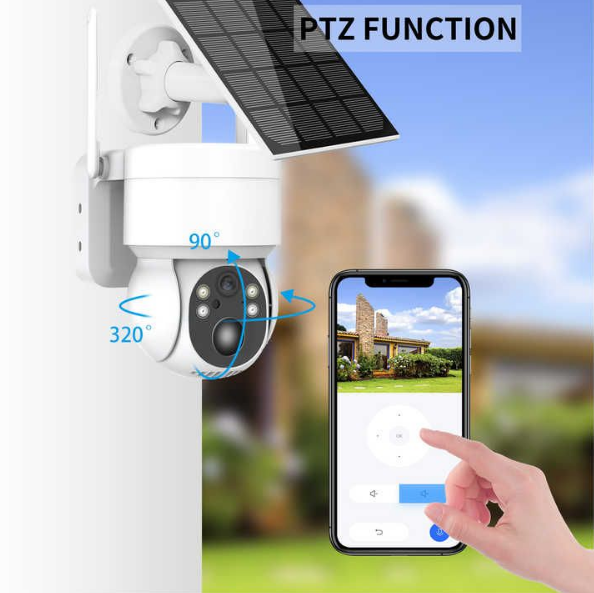 Solar Powered Smart Wi-Fi Wireless Security Camera