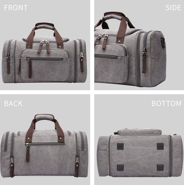 Unisex Canvas Luggage Duffle Bag 8642