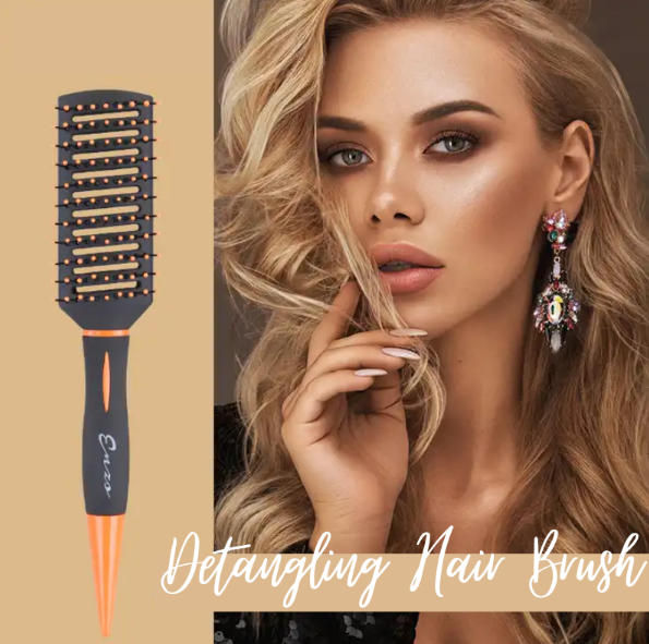 ENZO Detangling Vent Hair Brush for Wet or Dry Hair