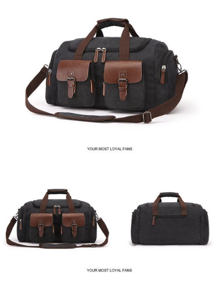 Canvas Duffle Bag For Travel Carry-on Bag