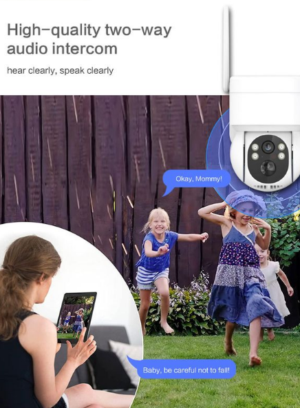 Solar Powered Smart Wi-Fi Wireless Security Camera