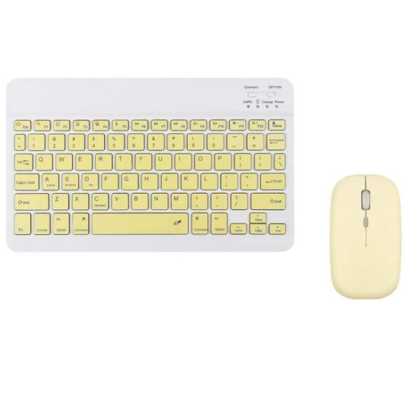 Wireless Bluetooth Keyboard Mouse Combo for Tablet or Smartphone