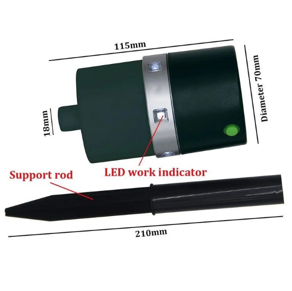 Outdoor Solar Ultrasonic Insect Repeller