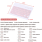 Wireless Bluetooth Keyboard Mouse Combo for Tablet or Smartphone