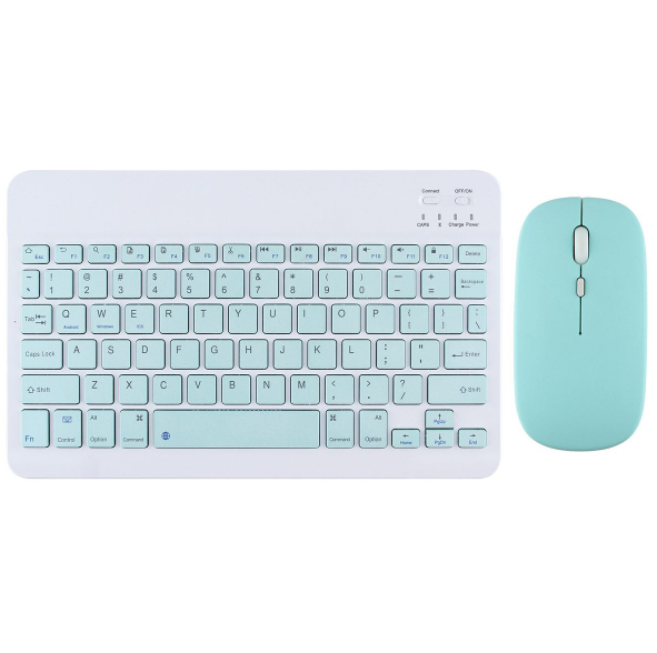 Wireless Bluetooth Keyboard Mouse Combo for Tablet or Smartphone