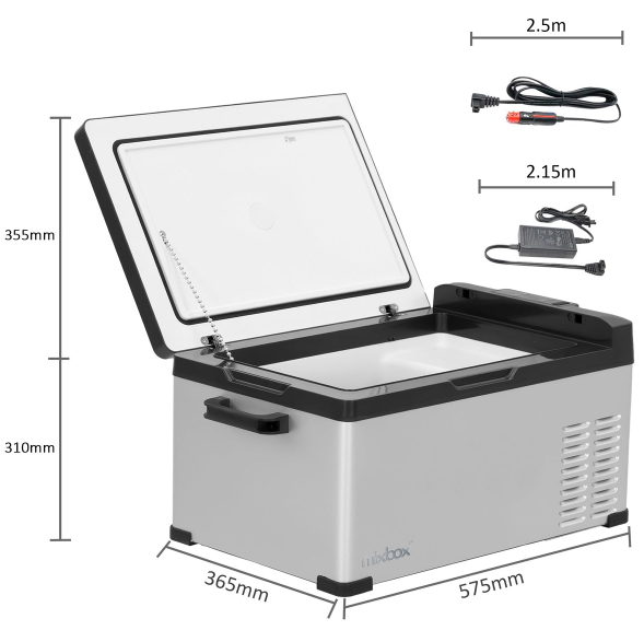 12V Portable Refrigerator Car Fridge - 25L