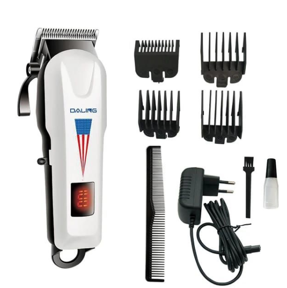 Daling Hair Clipper Electric Cordless Hair Trimmer LCD Power Display