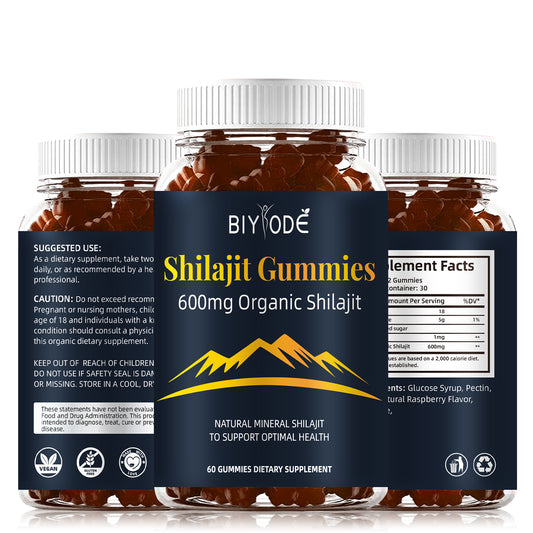 BIYODE -HimalayanGummies (60 Count) - Made of Pure Organic Himalayan