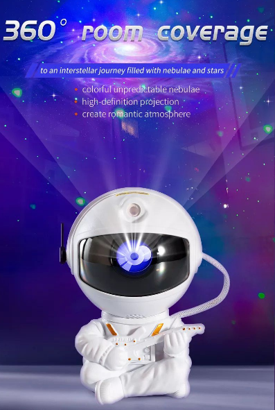 Astronaut Rotatable Mini Nebula Projector Night Light