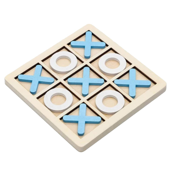 Tic Tac Toe Wooden Board Game