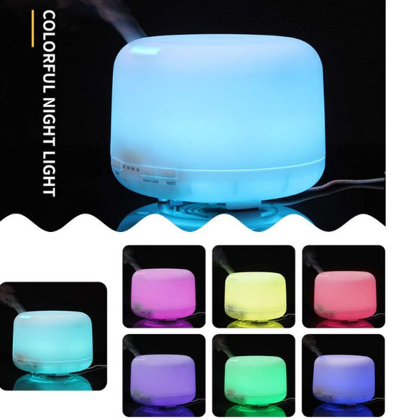 500ml Essential Oil Diffuser with 7 Different Changing Lights