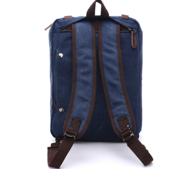 Unisex Canvas Multi-Functional Laptop Bag 8691-2