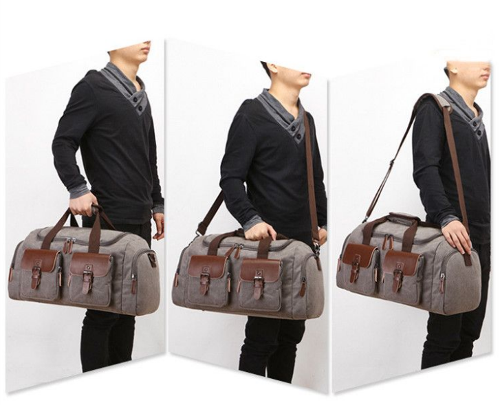 Canvas Duffle Bag For Travel Carry-on Bag