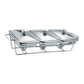 1.5L x 3 Glass Pan Chafing Dish with Metal Frame Lids and Silicon Utensils