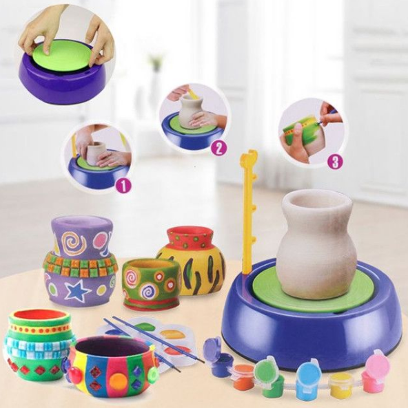 Art Pottery Wheel Set For Kids AB2030