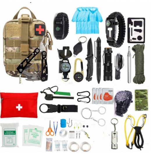 Xtreme 54 Piece Camouflage Survival/Camping Kit