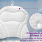 Bathtub Spa Pillow Luxury Bath Pillow With 4D Air Mesh