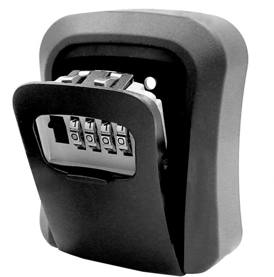 Wall Mounted Aluminium Key Lock Box-Black