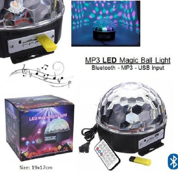 MP3 Magic Ball LED Light