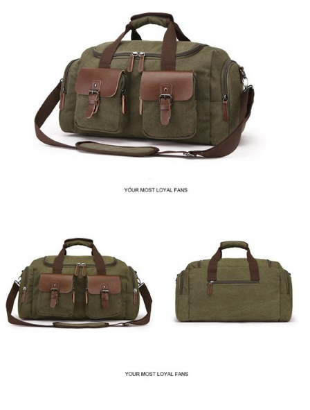 Canvas Duffle Bag For Travel Carry-on Bag