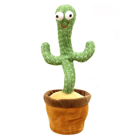 Dancing Cactus Baby Mimicking Recording Music Light Up Baby Interactive Toy